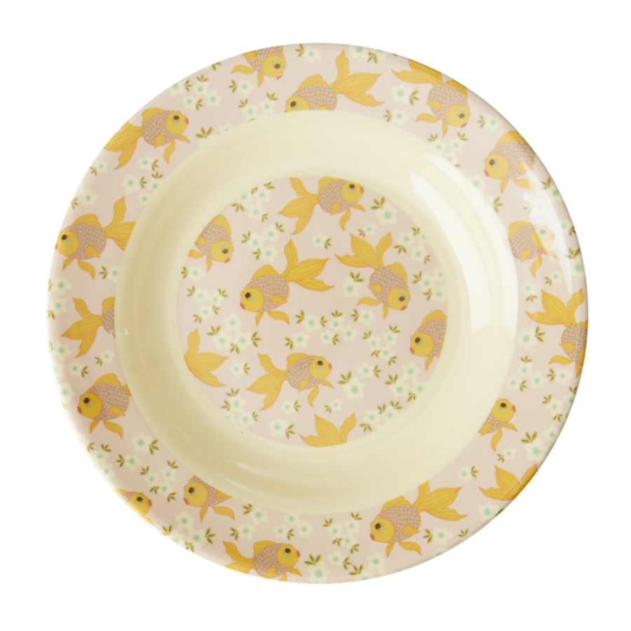 Goldfish Print Kids Melamine Bowl Rice DK